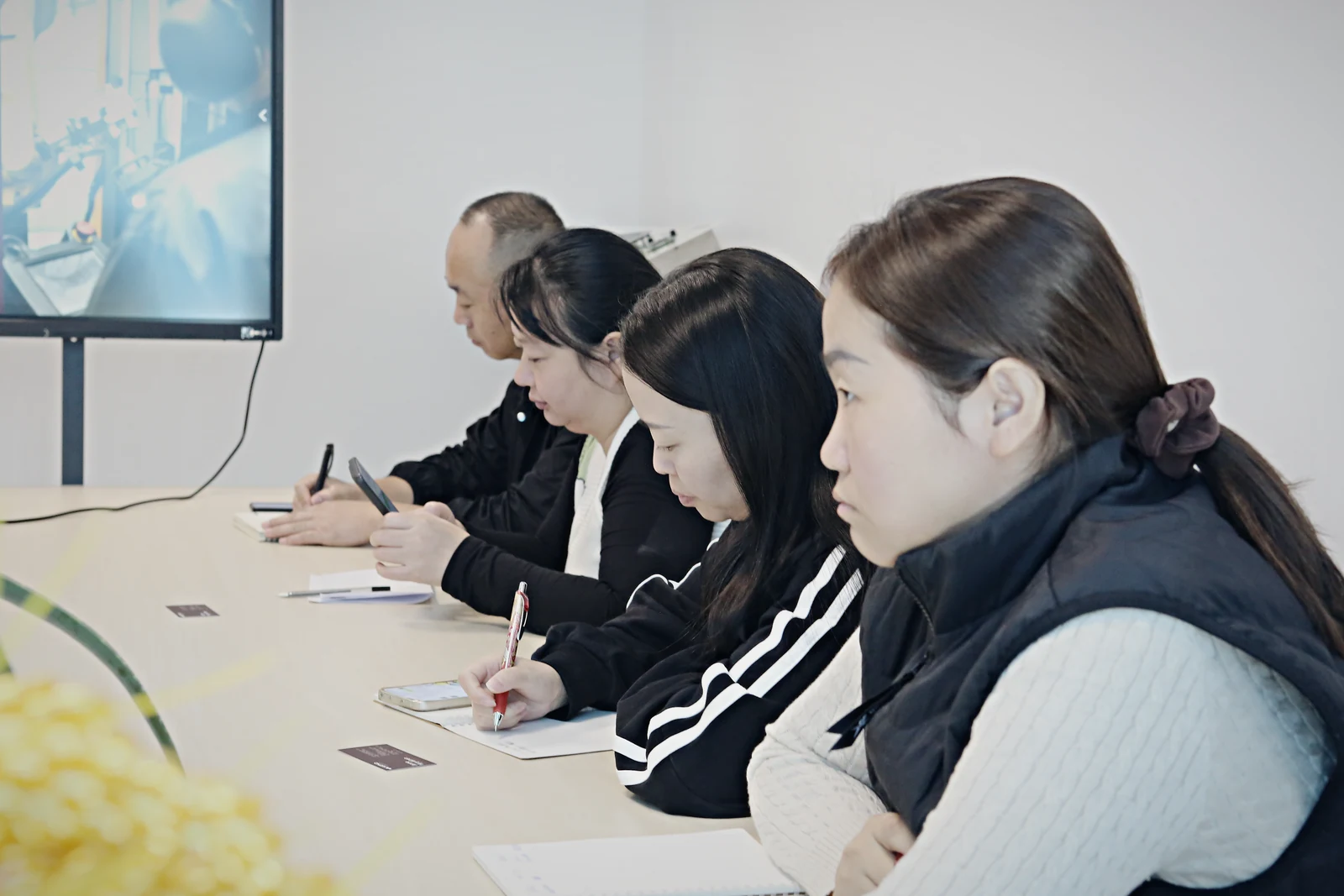 伊勒达团队在培训现场记录